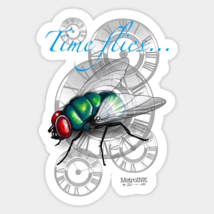 Time Flies Sticker